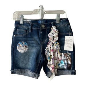 SQZ Girls denim shorts NWT